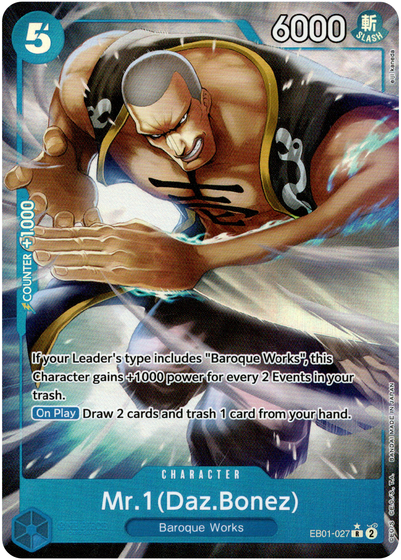 Mr. 1 (Daz.Bonez) Alternate Art - EB01-027R - Memorial Collection