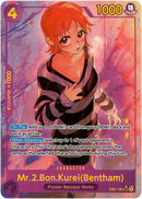 Mr.2.Bon.Kurei(Bentham) Alternate Art - EB01-061SEC - Memorial Collection - Foil - Card Cavern