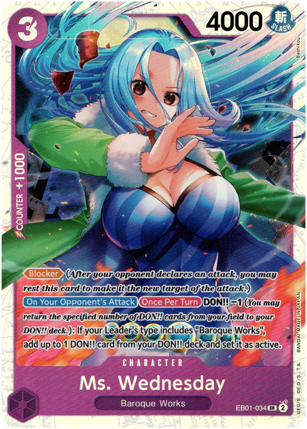 Ms. Wednesday - EB01-034SR - Memorial Collection - Foil - Card Cavern