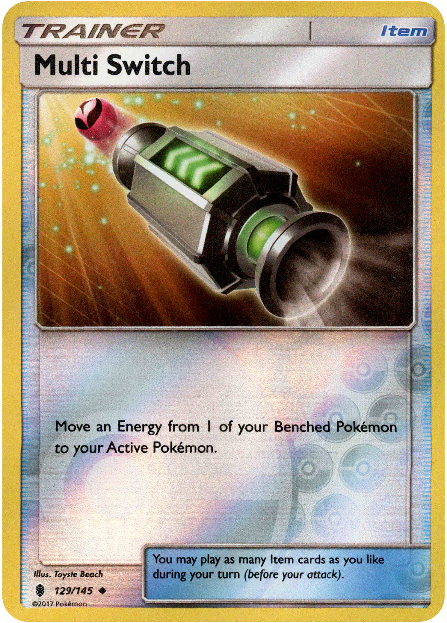 Multi Switch - 129/145 - Guardians Rising - Reverse Holo - Card Cavern