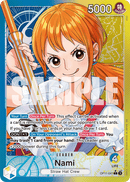 Nami Alternate Art - OP11-041 L - A Fist of Divine Speed - Foil - Card Cavern
