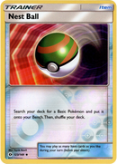 Nest Ball - 123/149 - Sun & Moon - Reverse Holo - Card Cavern