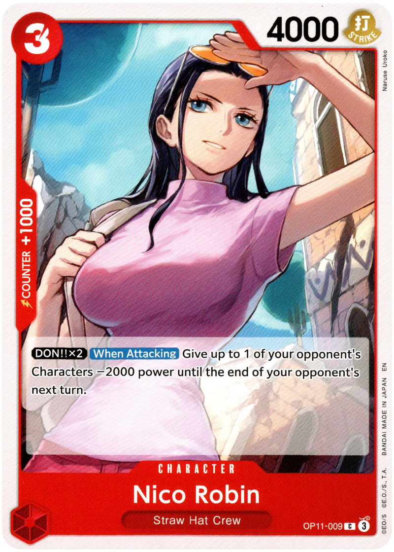 Nico Robin - OP11-009 C - A Fist of Divine Speed Card Cavern Trading Cards, LLC Nico Robin - OP11-009 C - A Fist of Divine Speed Card Cavern Trading Cards, LLC