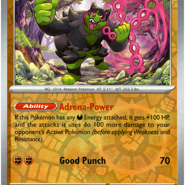 pokemon twilight masquerade rarest cards Okidogi - 111/167 - Twilight Masquerade