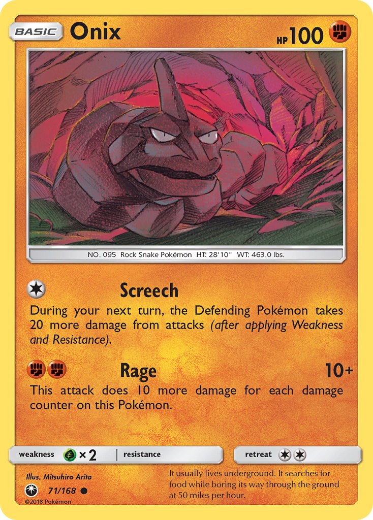 Onix - 71/168 - Celestial Storm - Card Cavern