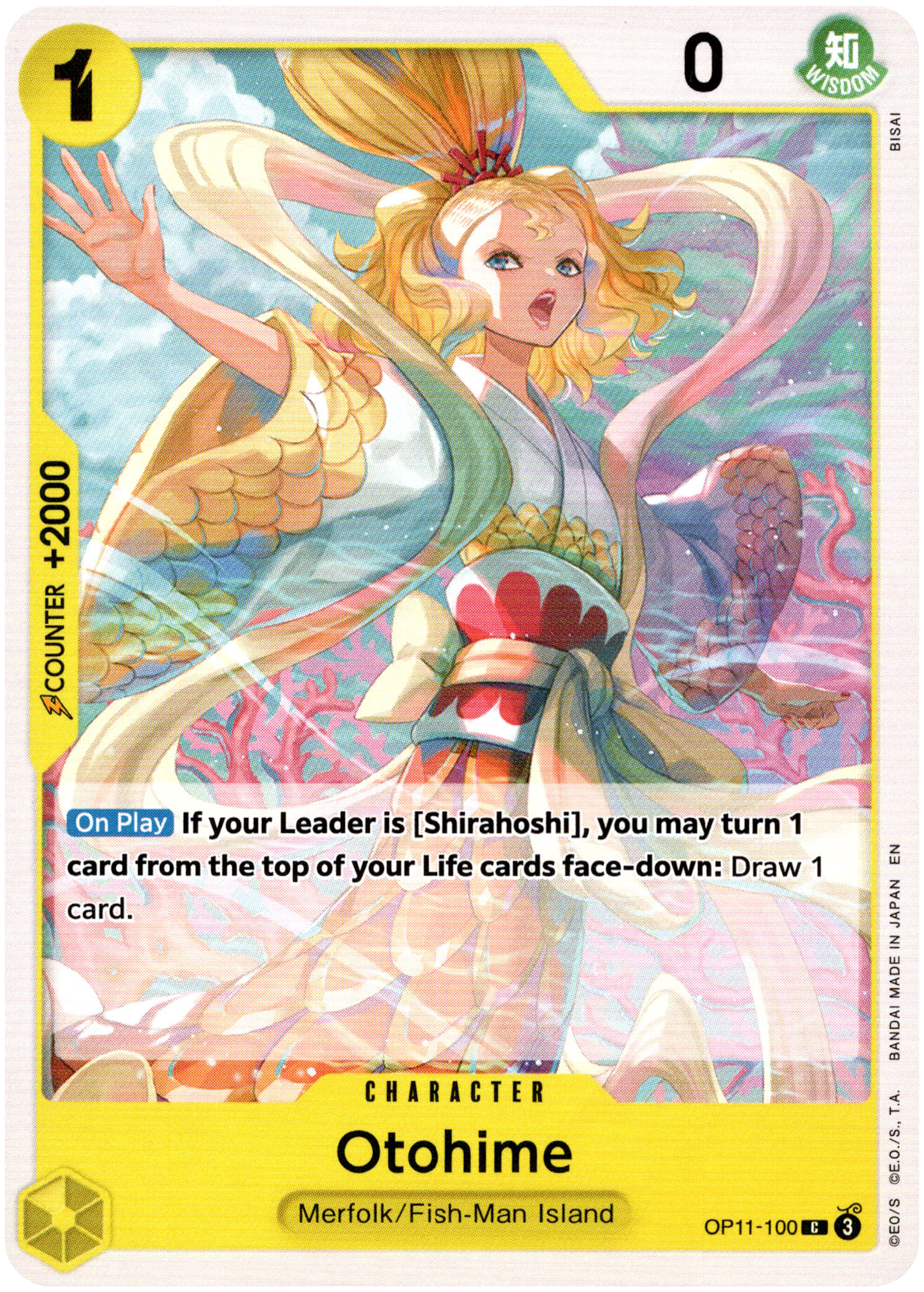 Otohime - OP11-100 C - A Fist of Divine Speed - Card Cavern