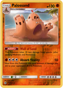 Palossand - 75/149 - Sun & Moon - Reverse Holo - Card Cavern