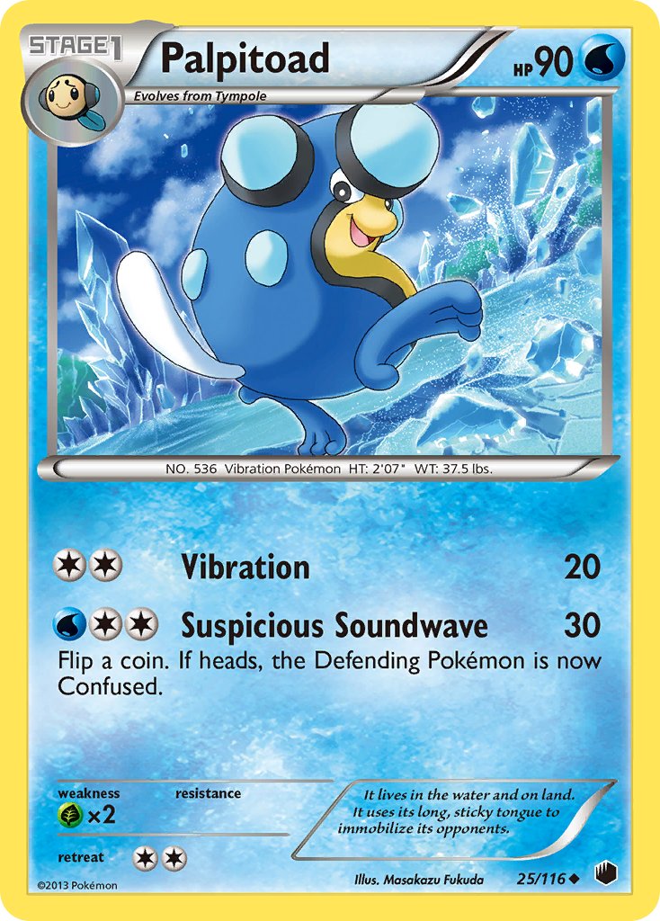Palpitoad - 25/116 - Plasma Freeze - Card Cavern