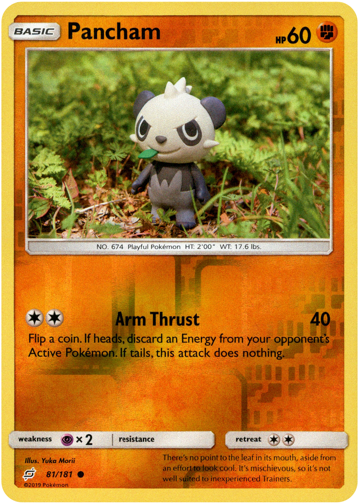 Pancham - 81/181 - Team Up - Reverse Holo - Card Cavern