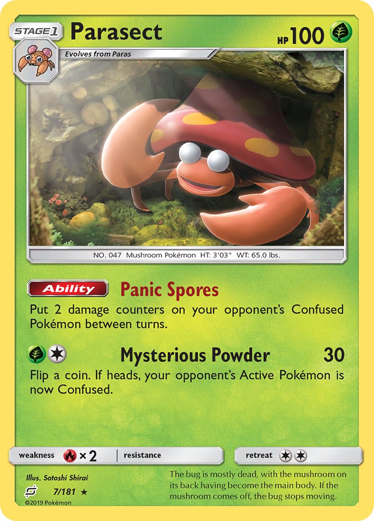 Parasect - 7/181 - Team Up - Card Cavern