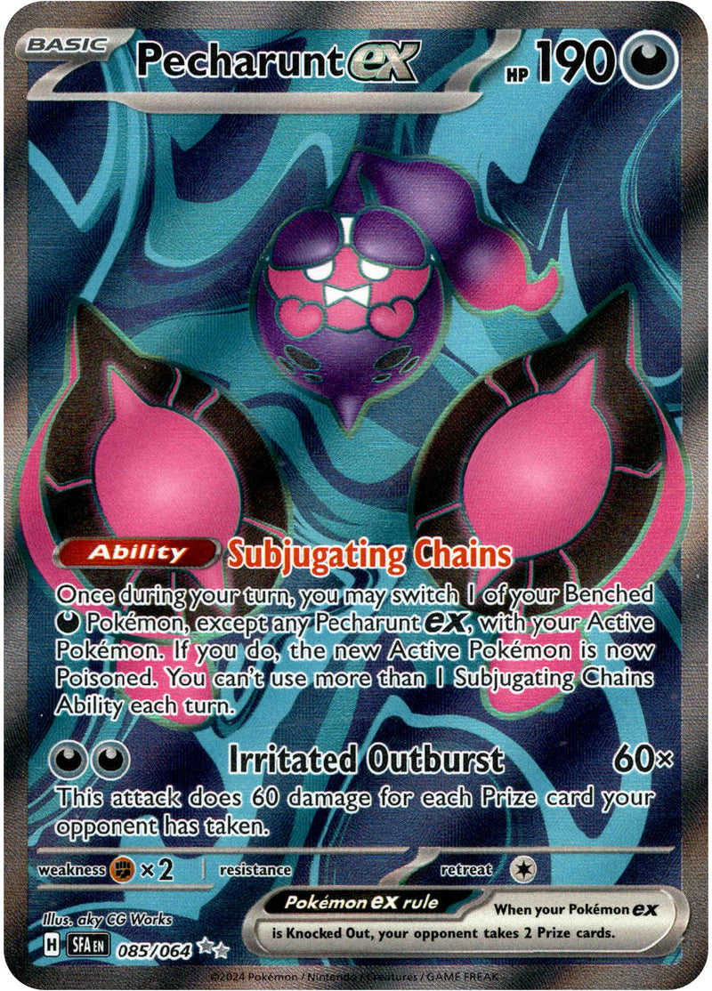 rare cards shrouded fable Pecharunt ex - 085/064 - Shrouded Fable