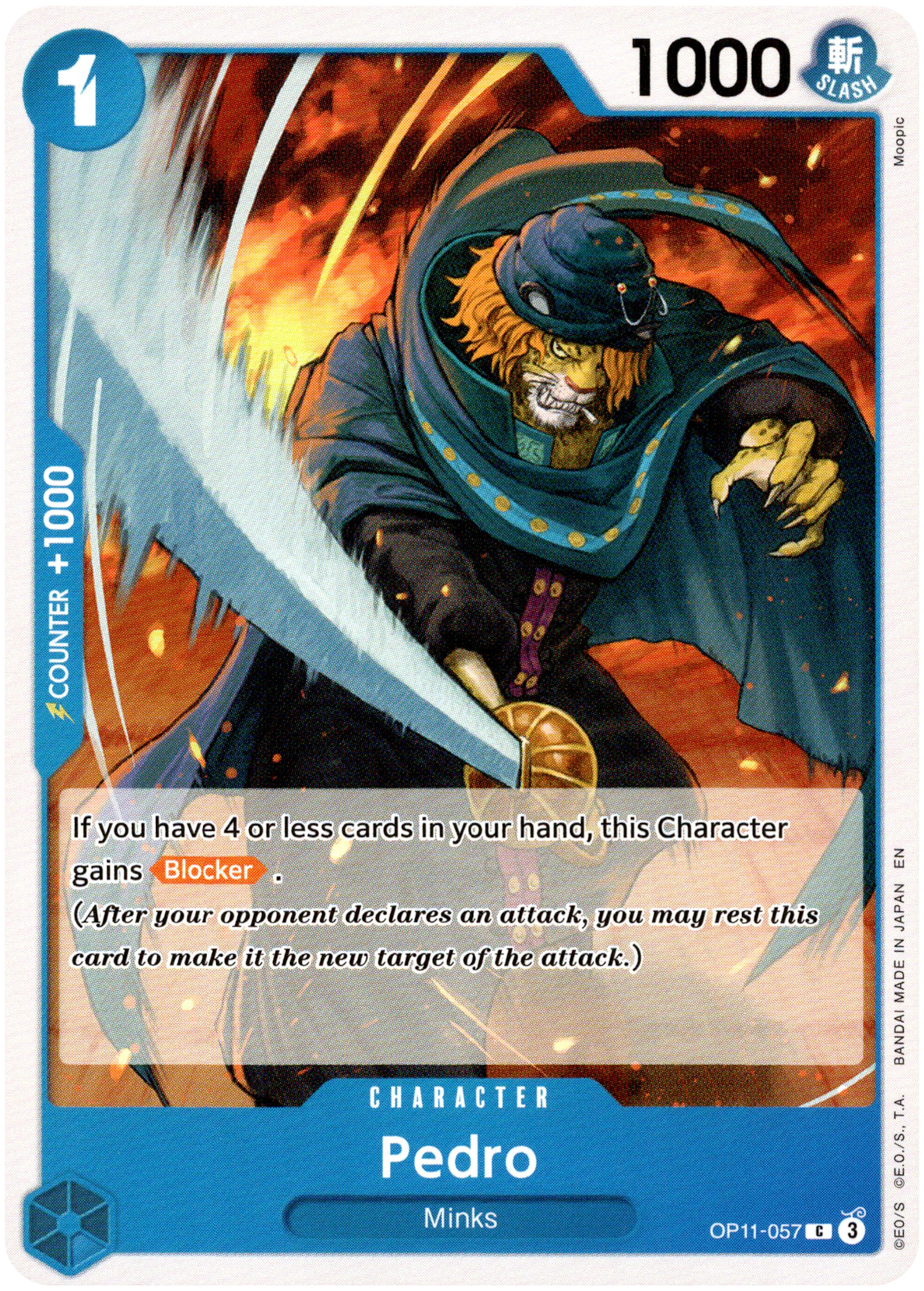 Pedro - OP11-057 C - A Fist of Divine Speed - Card Cavern