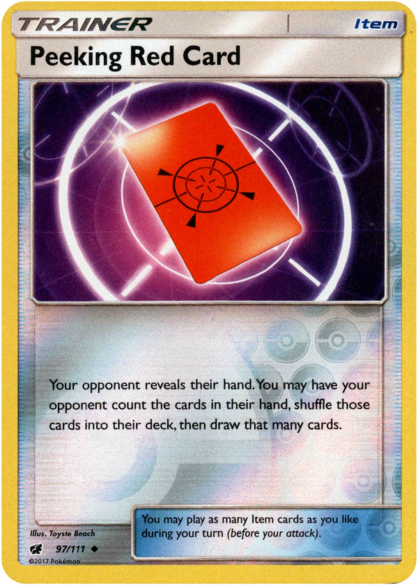 Pokemon Primeape Card 51/111 – Sun & Moon: Crimson Invasion Rare Reverse Holo - View #10