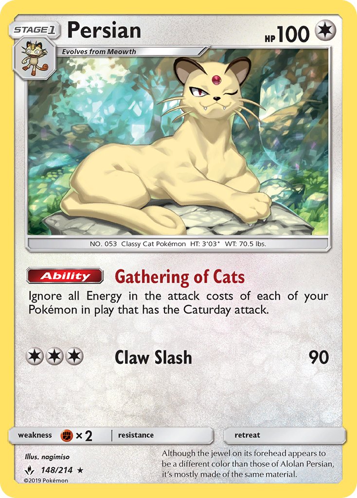 Persian - 148/214 - Unbroken Bonds - Card Cavern