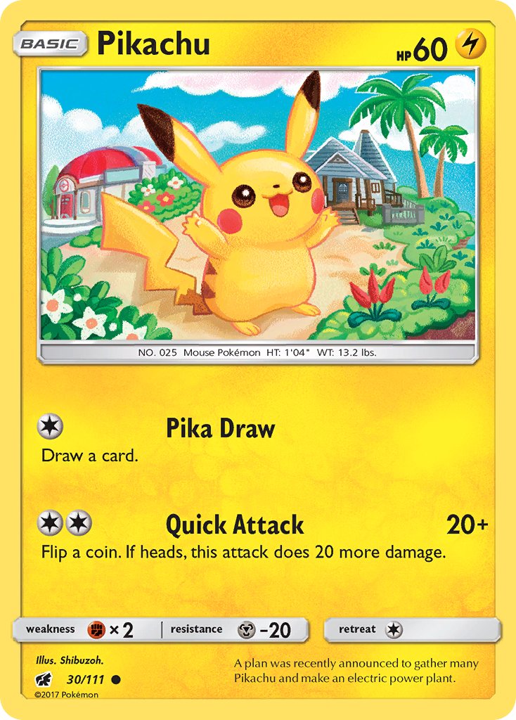 Pikachu - 30/111 - Crimson Invasion - Card Cavern
