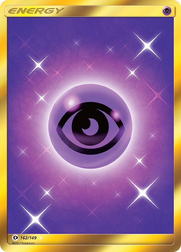 Psychic Energy Secret Rare - 162/149 - Sun & Moon - Holo - Card Cavern