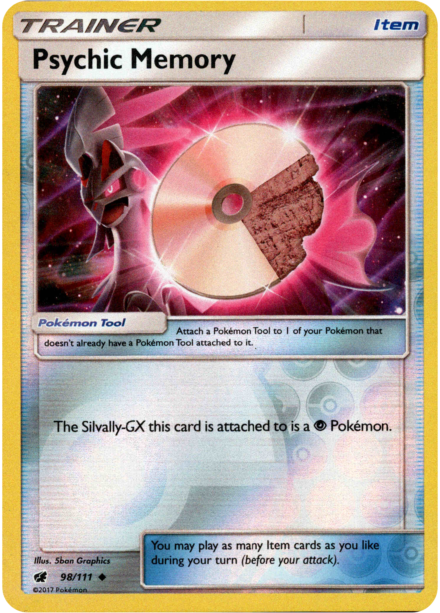 Psychic Memory - 98/111 - Crimson Invasion - Reverse Holo - Card Cavern