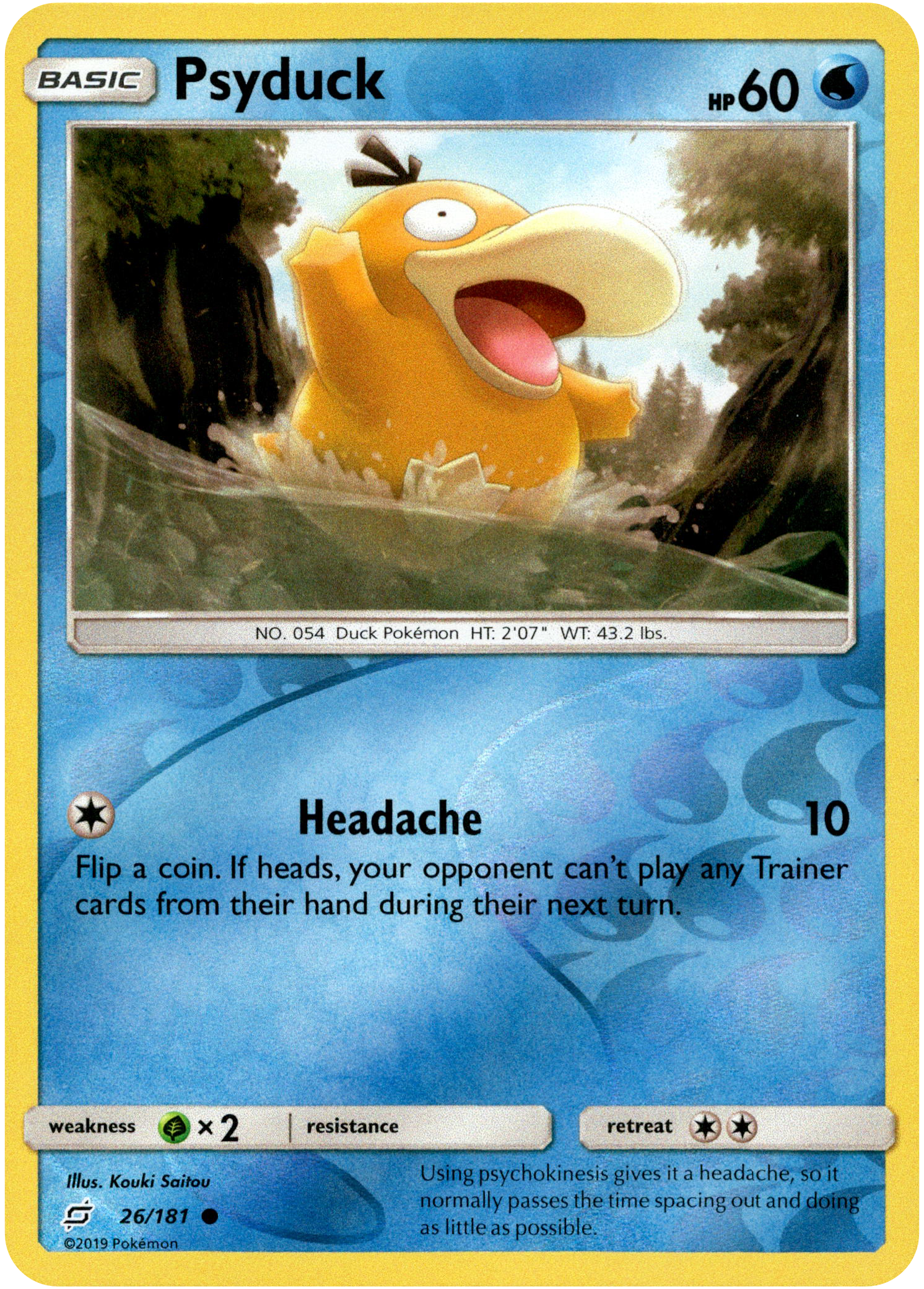 Psyduck - 26/181 - Team Up - Reverse Holo - Card Cavern