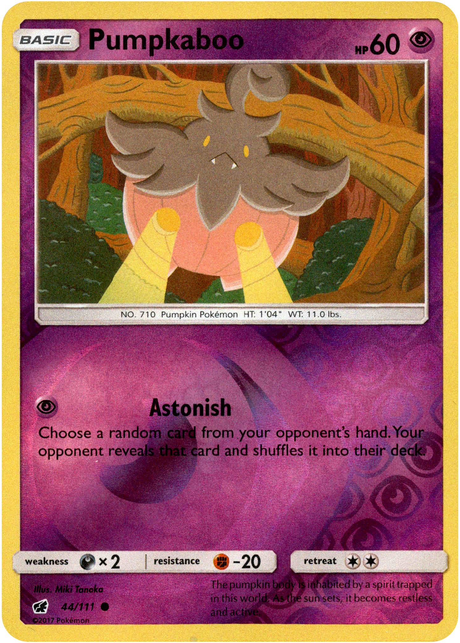 Pumpkaboo - 44/111 - Crimson Invasion - Reverse Holo - Card Cavern