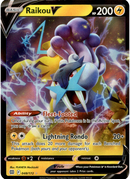 Raikou V - 048/172 - Brilliant Stars - Holo - Card Cavern