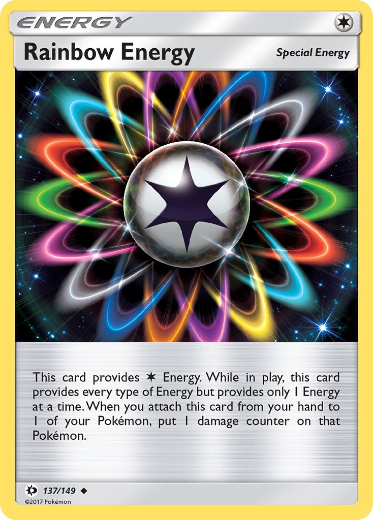 Rainbow Energy - 137/149 - Sun & Moon - Card Cavern
