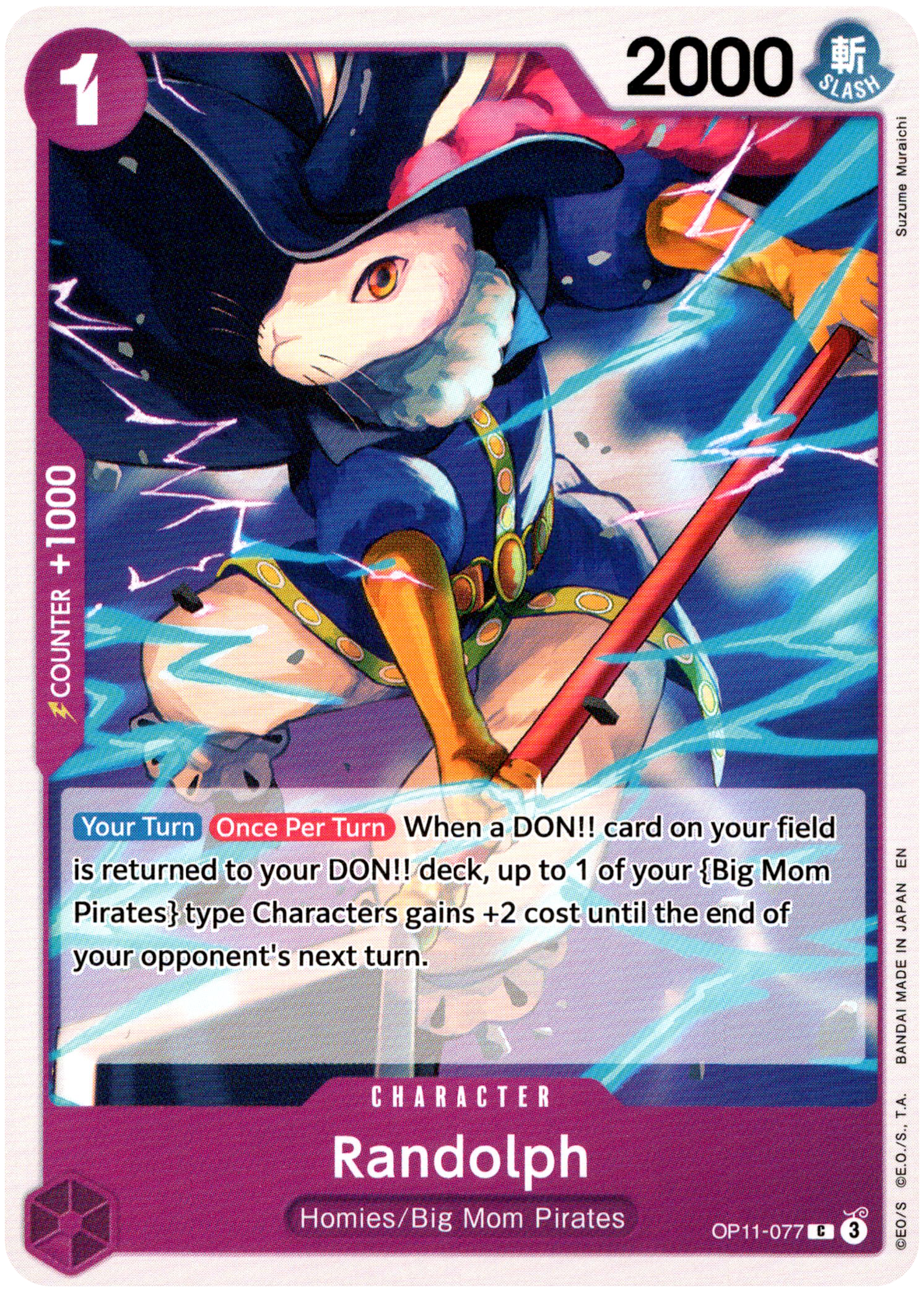Randolph - OP11-077 C - A Fist of Divine Speed - Card Cavern