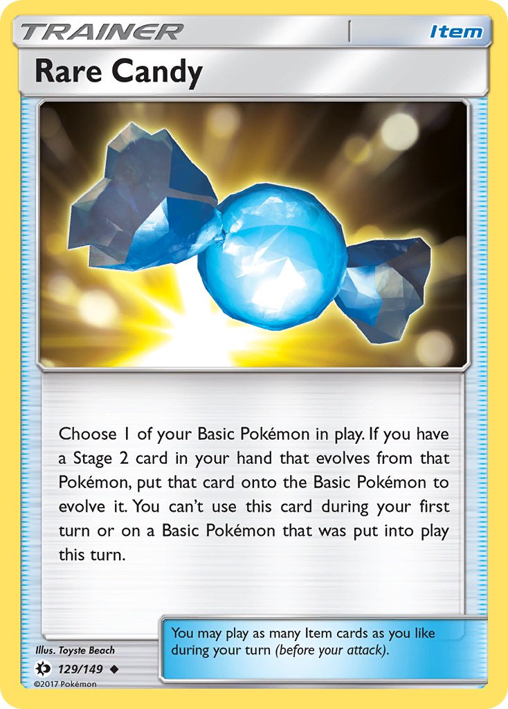 Rare Candy - 129/149 - Sun & Moon - Card Cavern