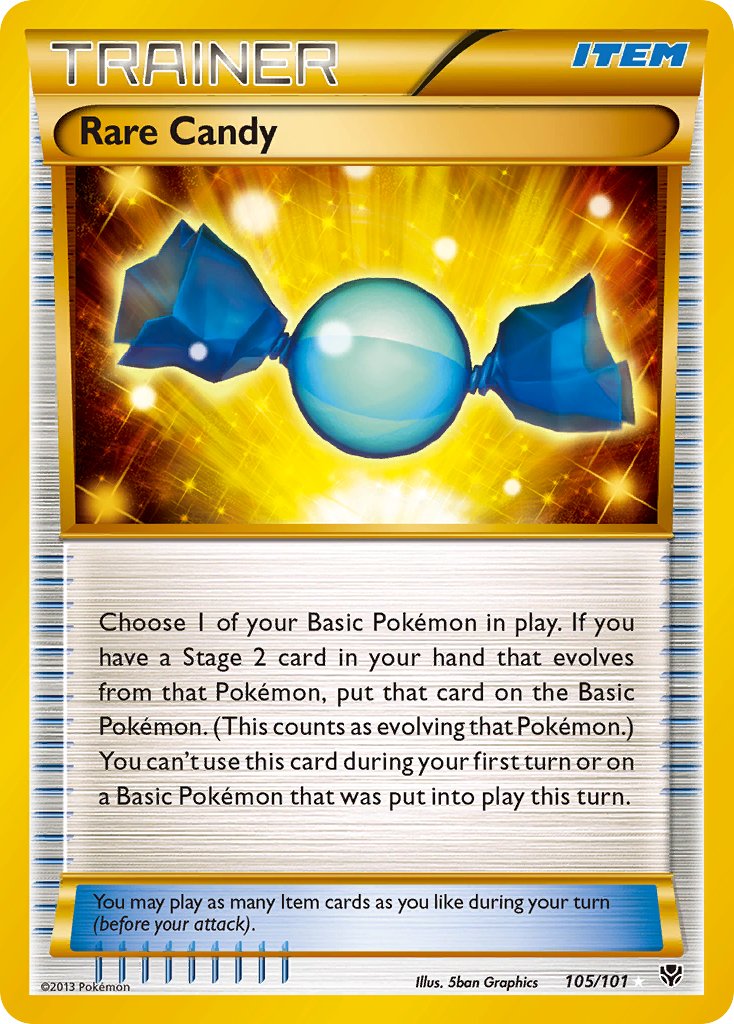 Rare Candy Secret Rare - 105/101 - Plasma Blast - Holo - Card Cavern
