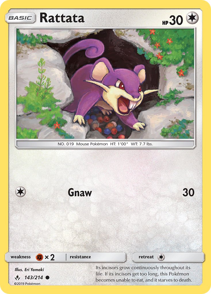 Rattata - 143/214 - Unbroken Bonds - Card Cavern