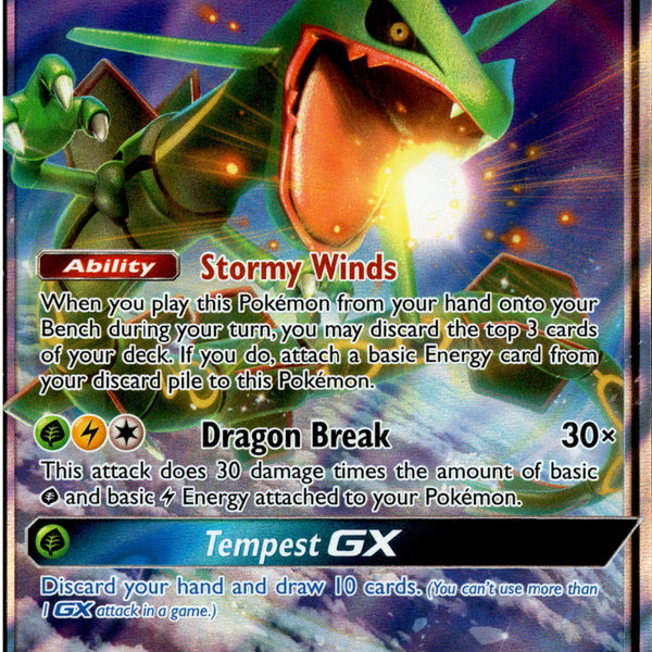 Rayquaza GX - 109/168 - Celestial Storm - Holo – Card Cavern
