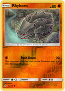 Rhyhorn - 92/214 - Unbroken Bonds - Reverse Holo - Card Cavern