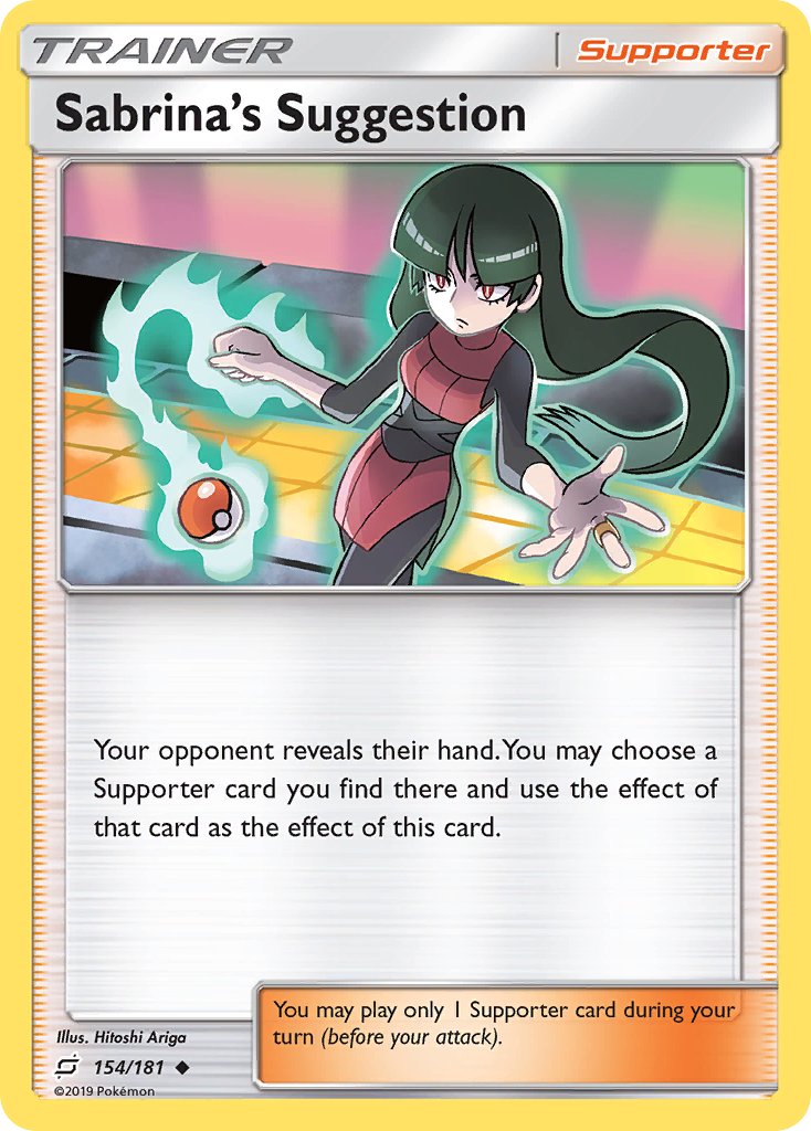 Sabrina's Suggestion - 154/181 - Team Up - Card Cavern
