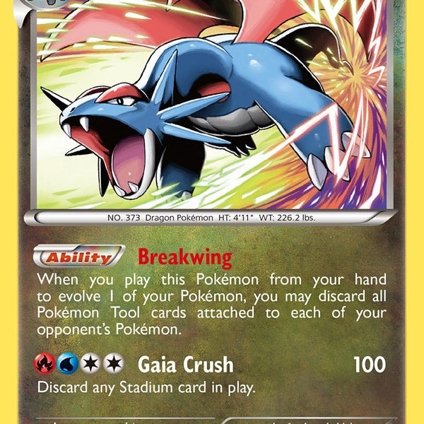 holographic salamence card Salamence - 8/20