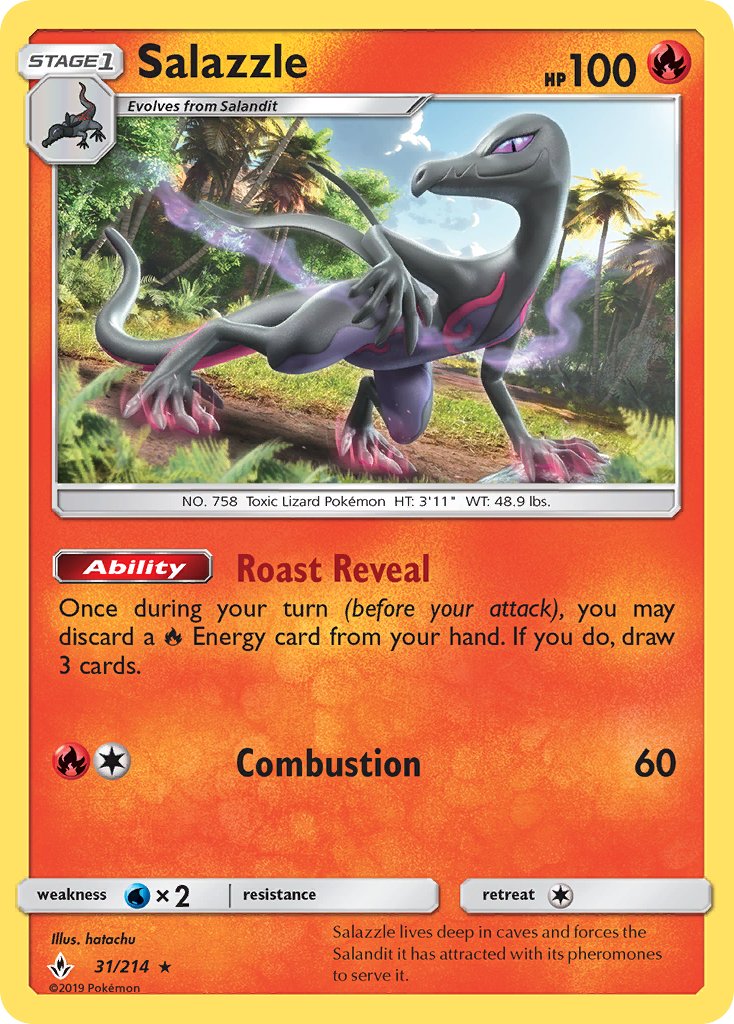 Salazzle - 31/214 - Unbroken Bonds - Card Cavern
