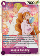 Sanji & Pudding - EB02-035 SR - Anime 25th Collection - Foil - Card Cavern
