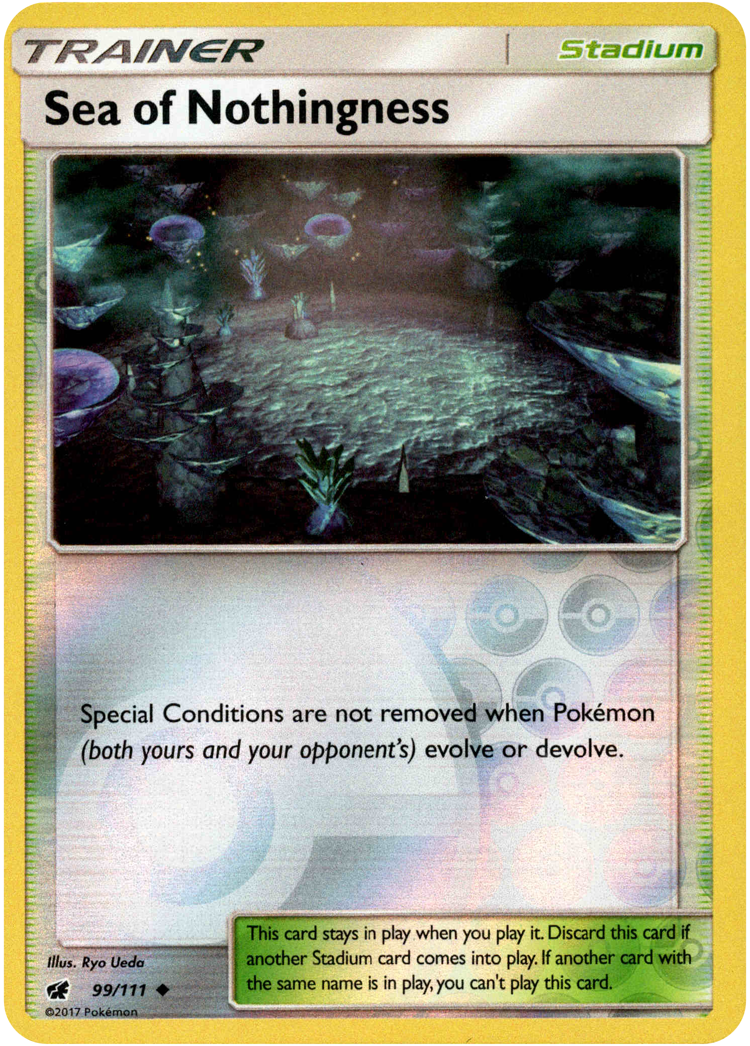 Sea of Nothingness - 99/111 - Crimson Invasion - Reverse Holo - Card Cavern
