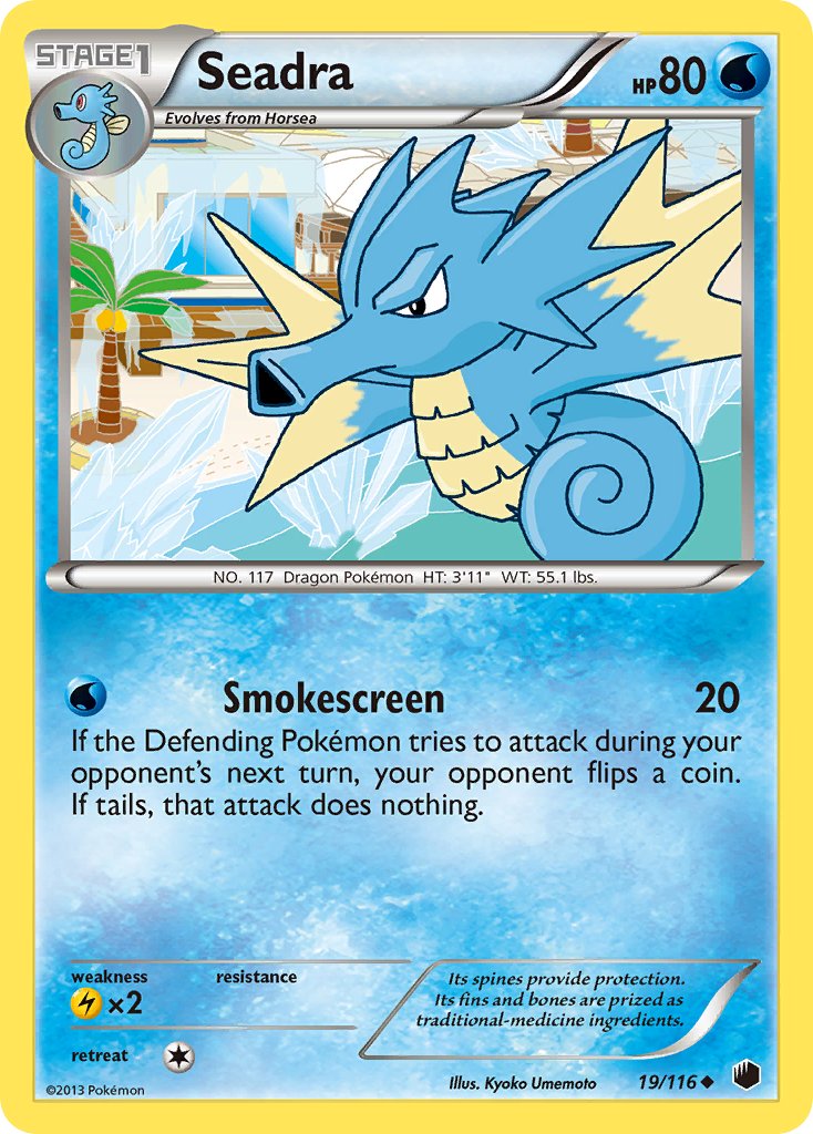 Seadra - 19/116 - Plasma Freeze - Card Cavern