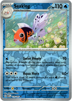 Seaking - 119/165 - Scarlet & Violet 151 - Reverse Holo - Card Cavern
