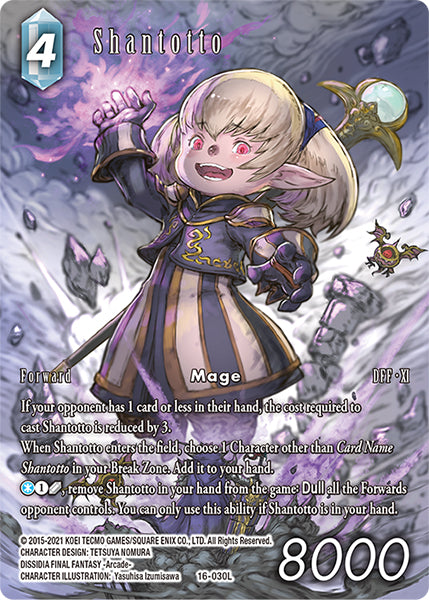 Shantotto Full Art - 16-030L - Emissaries of Light - Foil - Card Cavern
