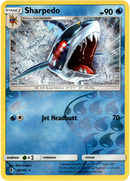 Sharpedo - 28/145 - Guardians Rising - Reverse Holo - Card Cavern
