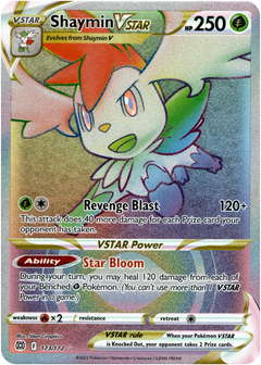 Shaymin VSTAR Hyper Rare - 173/172 - Brilliant Stars - Holo - Card Cavern