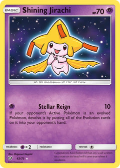 Shining Jirachi - 42/73 - Shining Legends - Card Cavern