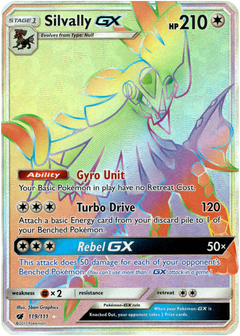 Silvally GX Hyper Rare - 119/111 - Crimson Invasion - Holo - Card Cavern
