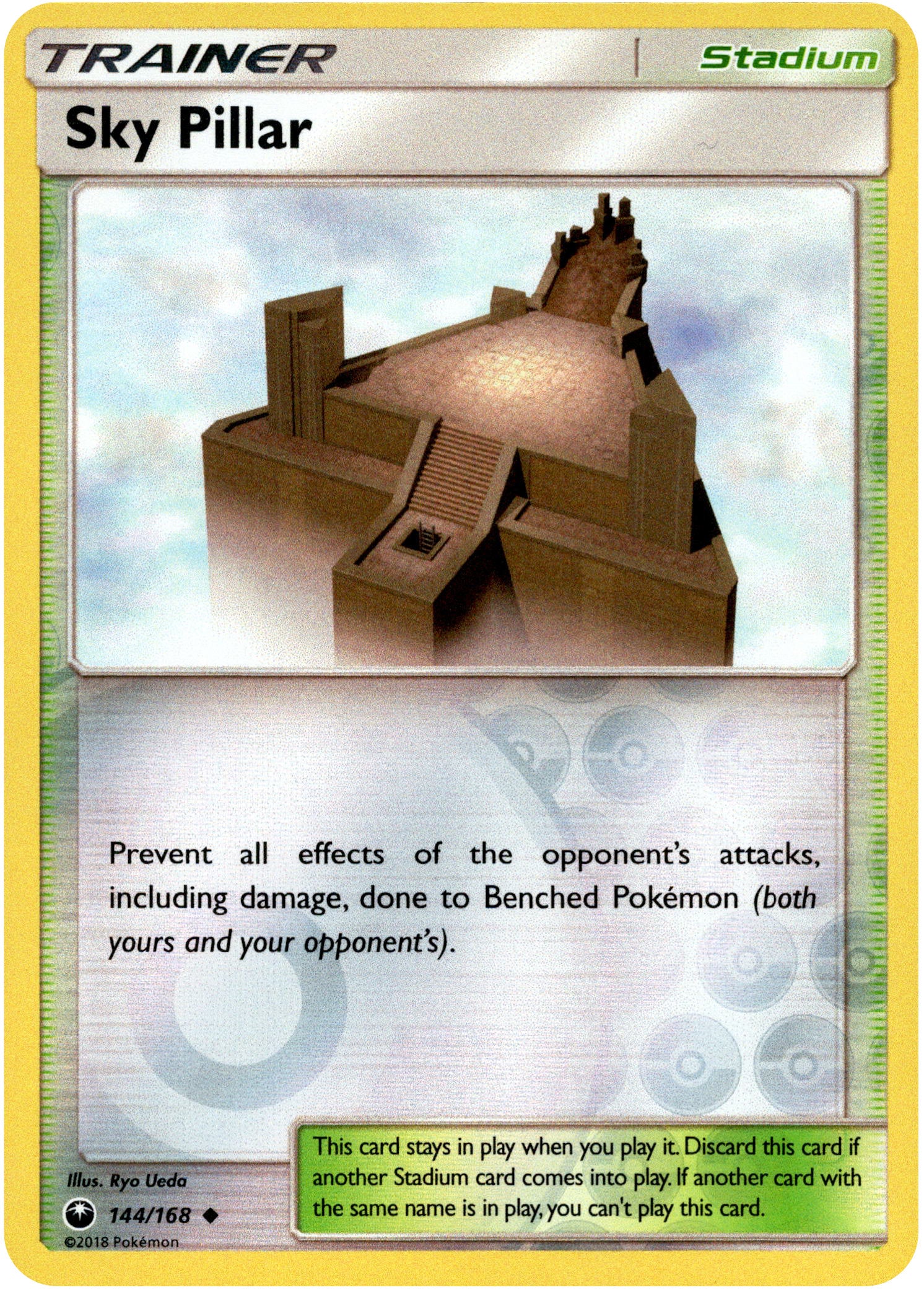 Sky Pillar -144/168 - Celestial Storm - Reverse Holo - Card Cavern