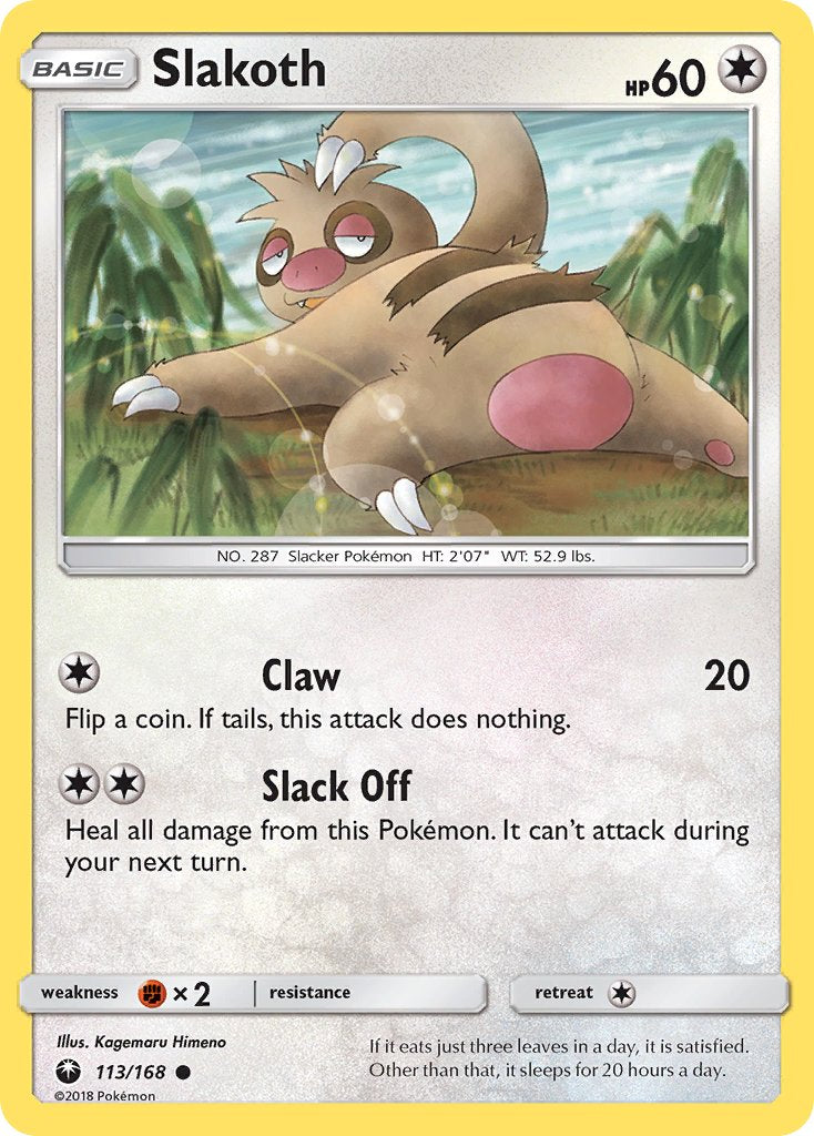 Slakoth - 113/168 - Celestial Storm - Card Cavern
