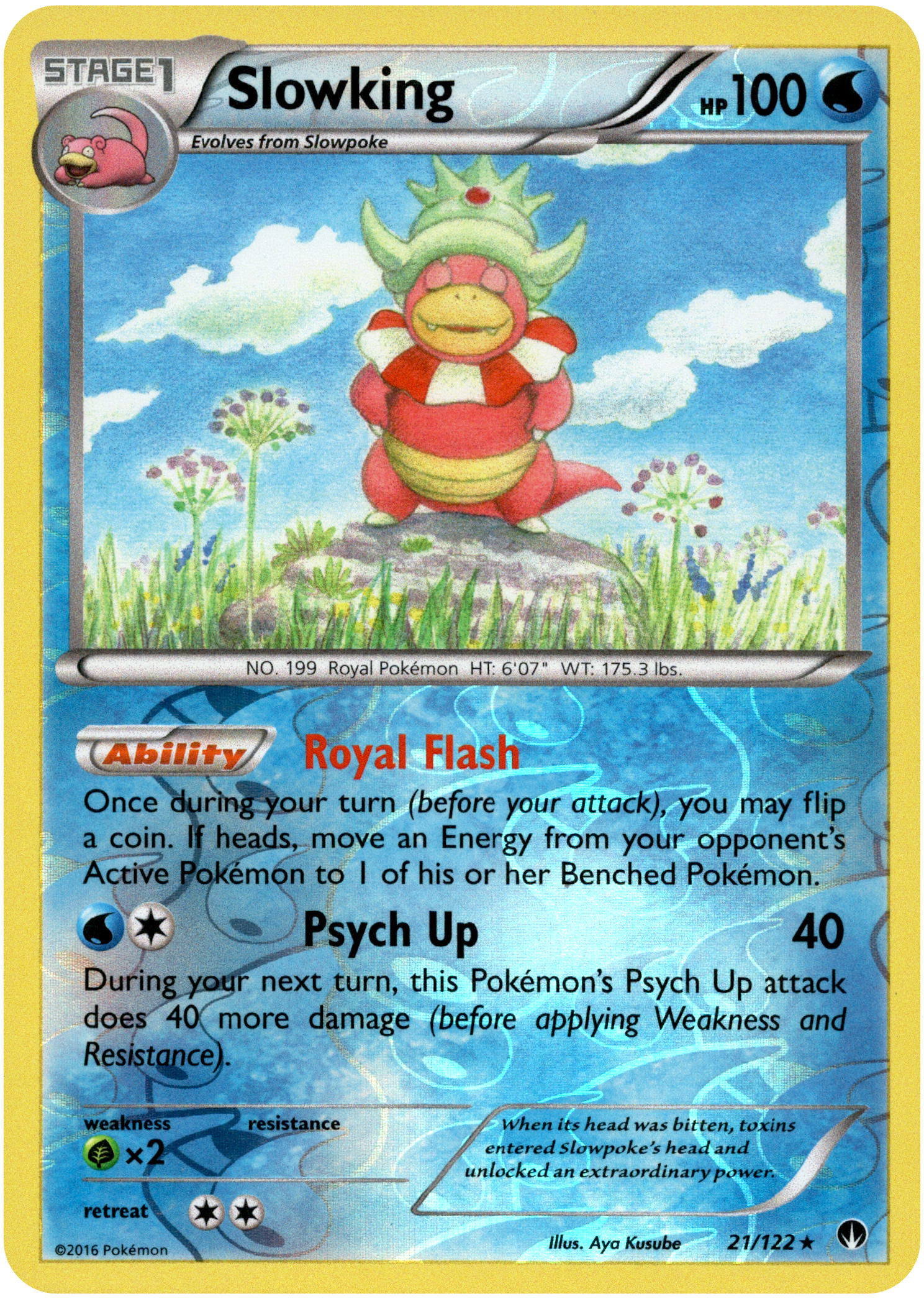Slowking - 21/122 - BREAKpoint - Reverse Holo - Card Cavern