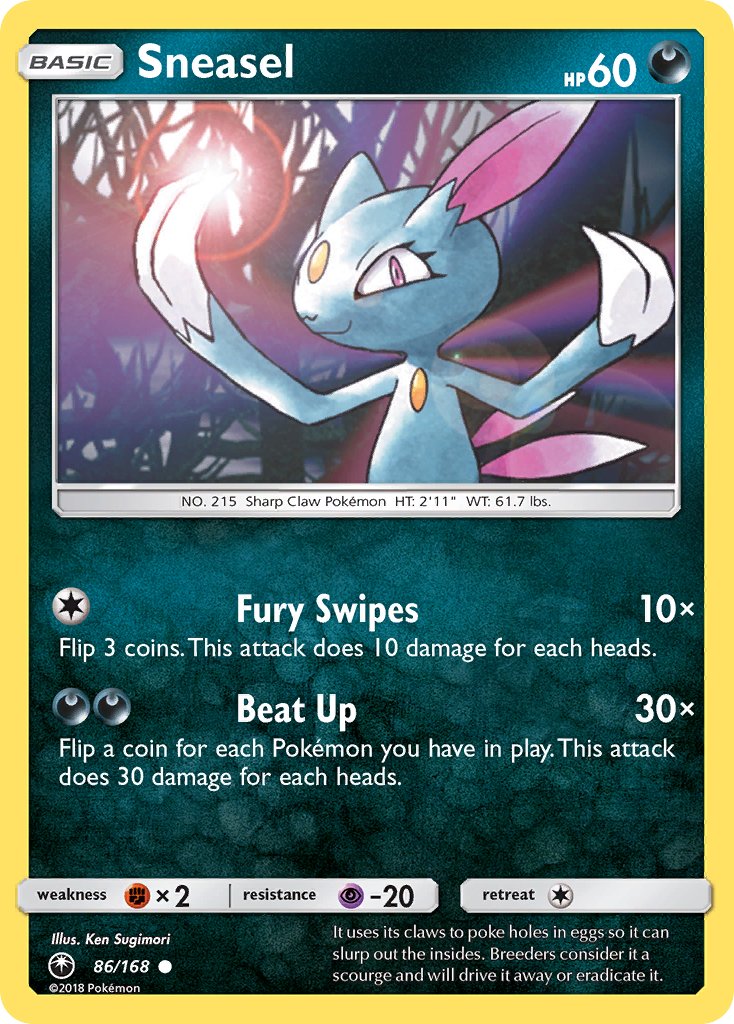 Sneasel - 86/168 - Celestial Storm - Card Cavern