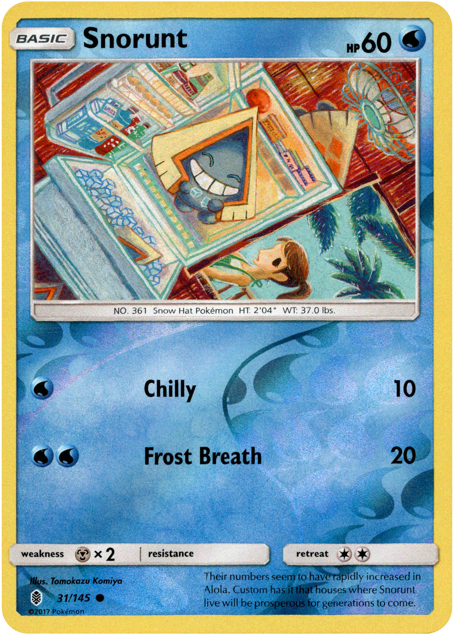 Snorunt - 31/145 - Guardians Rising - Reverse Holo - Card Cavern