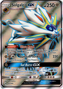 Solgaleo GX Full Art - 143/149 - Sun & Moon - Holo - Card Cavern