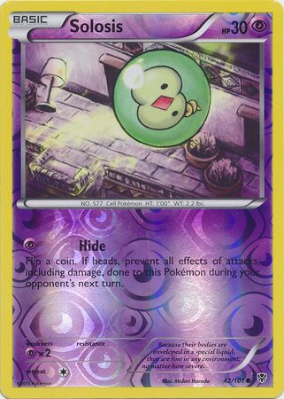 Solosis - 42/101 - Plasma Blast - Reverse Holo - Card Cavern